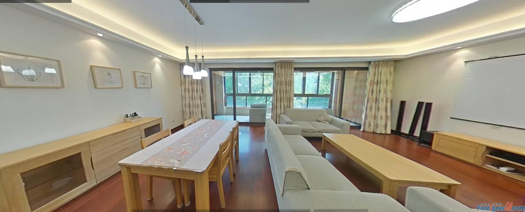 Brand new 4br /floor heating close to SSIS, hudong area/modern furnishing